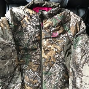Real tree camo coat